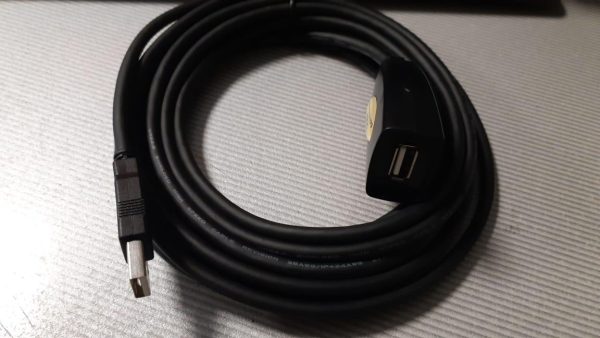 Шнур USB2.0 EXTENDER С УСИЛИТЕЛЕМ, 20М папа - мама