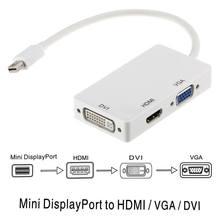 Переходник mini Display  port папа на HDMi/DVI/VGA мамы