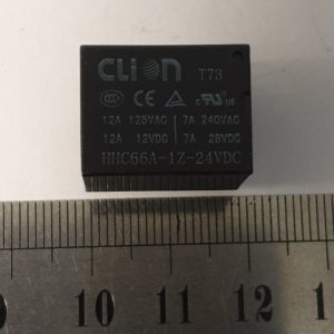 Реле 24VDC 1 группа 12A HHC66A-1Z