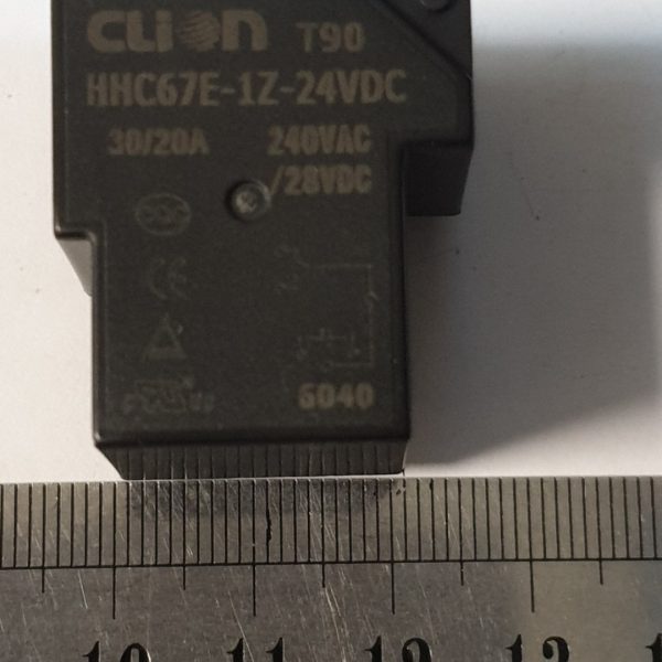 Реле 24VDC 1 группа контактов 30А HHC67E-1Z