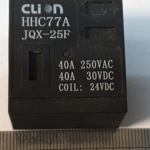 Реле 24VDC 1 группа контактов 40А JQX-25F