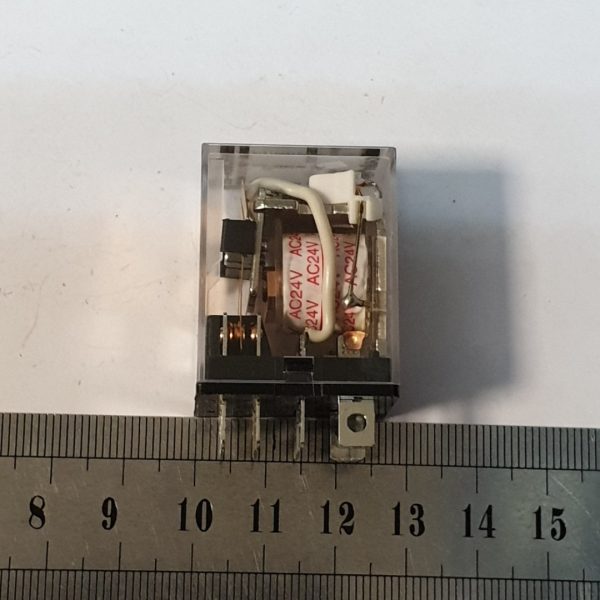 Реле 24VAC 2 группы контактов 10А HHC68A-2Z — изображение 2