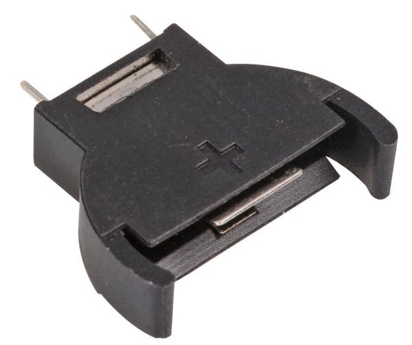 BOX Bat Holder CR2032 c вертикальными выводами