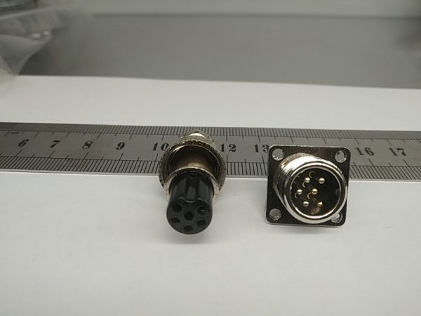 Силовой коннектор 6 pin GX12 — изображение 2