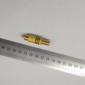 Разъем RCA  папа D7.5mm под винт