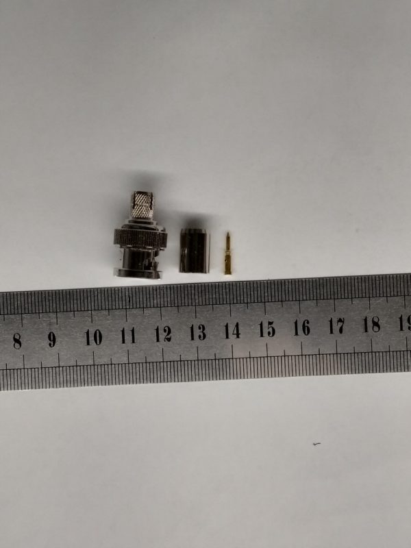 Разъем штекер BNC RG-6 обжим