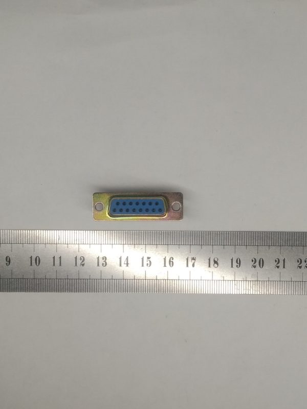 DB-15F Коммутационные штепсельные разъемы 15pin 2 ряда — изображение 2