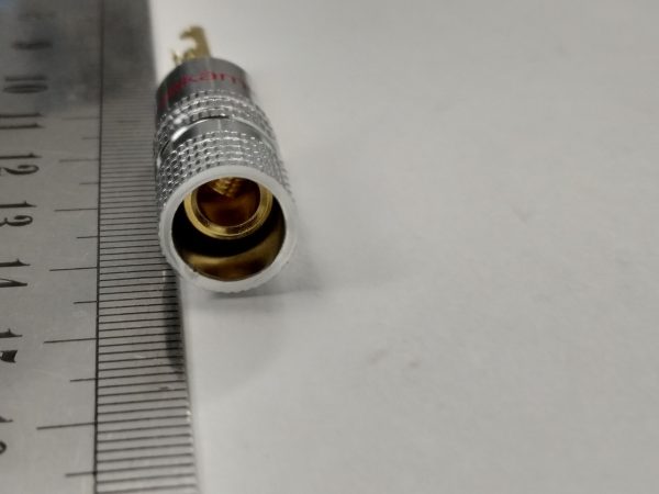 Banana plug металический разъем банан папа пара красный черный — изображение 2