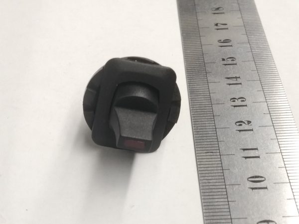 Тумблер  1 група NO подсветка 12VDC через резистор в 1Ком
