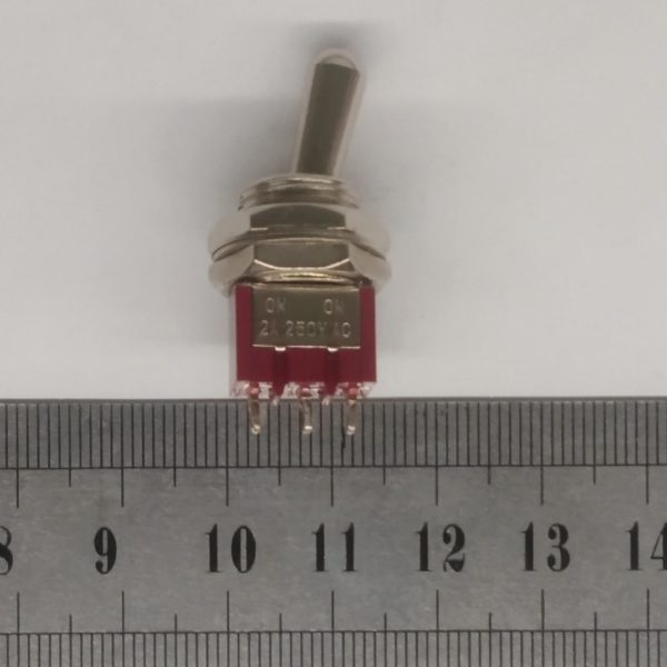 Тумблер  1 група на 2 положения 2А 250V ON-ON