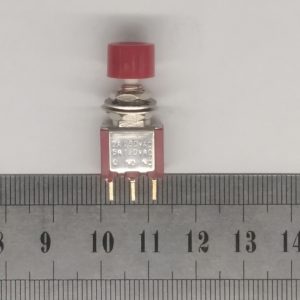 Кнопка  Ø6  Б/Фикс 1 група контактов 2А 250V (ON)-OFF-(ON)