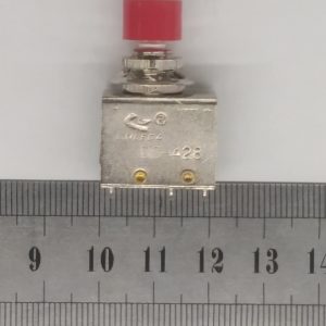 Кнопка  Ø8  Б/Фикс 1 група контактов 2А 250V (ON)-OFF-(ON)