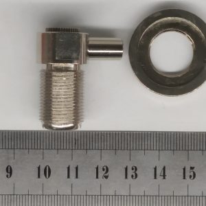 Разъем UHF мама на корпус угловой