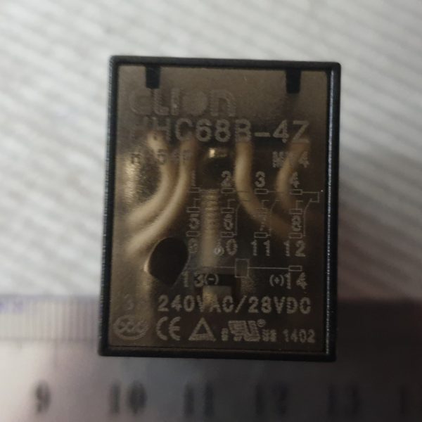 Реле 12VDC 4 группы контактов 3А HHC68A-4Z — изображение 2