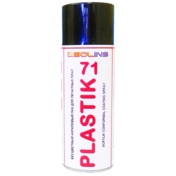 Solins PLASTIK-71 Лак акриловый изоляционный для печатных плат Аэрозоль (400 мл)