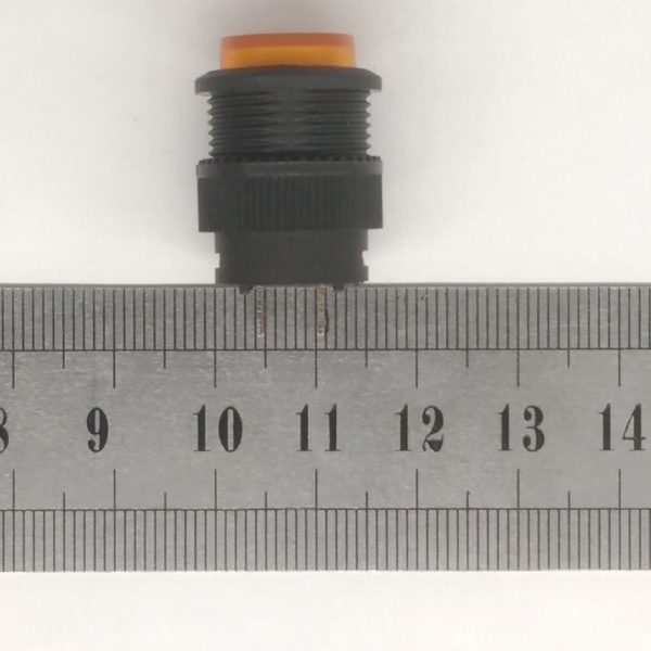 Кнопка: R16-503AD-Y Lock Желтая