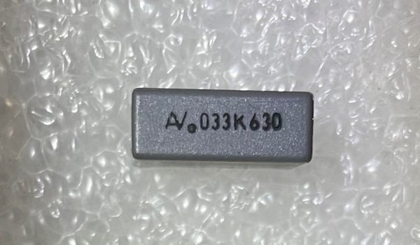 0.033mf 630v пленочный конденсатор — изображение 2