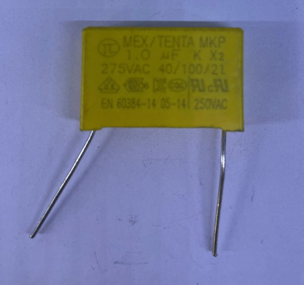 1mf 275VAC X2 пленочный конденсатор