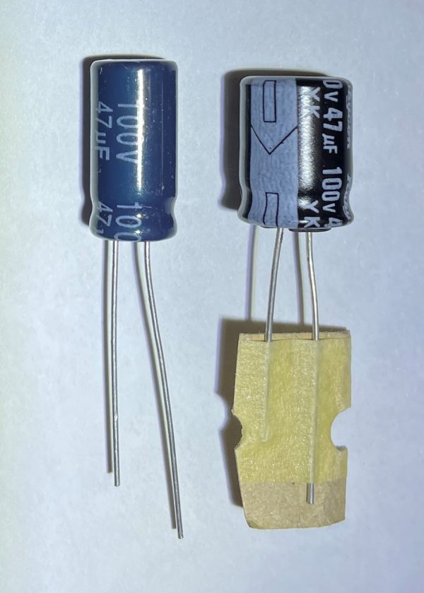 Конденсатор электролитический 47MF 100V 105C
