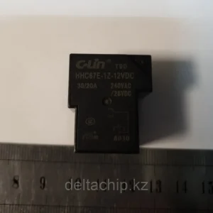 Реле 12VDC 1 группа контактов 30А HHC67E-1Z
