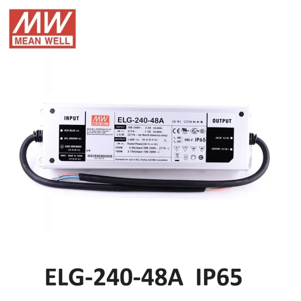 ELG-240-48A MW ПРЕОБРАЗОВАТЕЛИ СТАТИЧЕСКИЕ