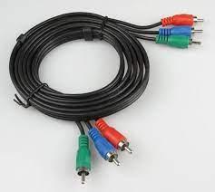Шнур RGB 3RCA-3RCA.5м, черный