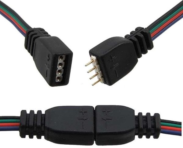 Светодиодная лента: LED4P black 0.3m