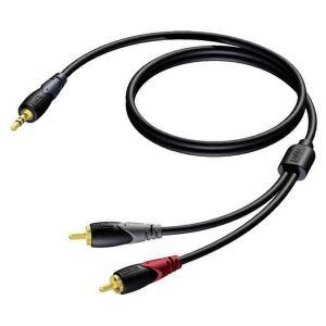 CLA711/3 Кабель Mini Jack3.5 на 2 RCA 3 метра PROCAB