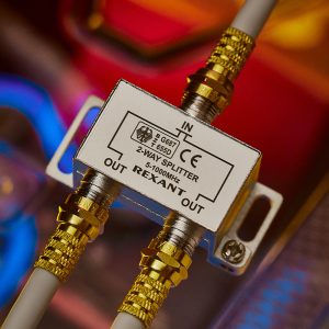 Делитель 05-6001 ТВ*2 под F разъем 5-1000 МГц, REXANT