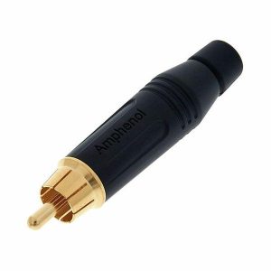 ACPR-BLK Штыревой разъем RCA-черный