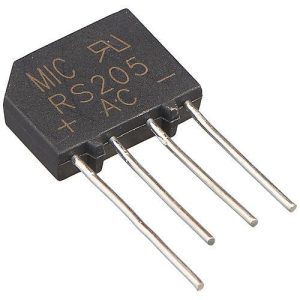 RS205 MIC Диодный мост 2A 600V