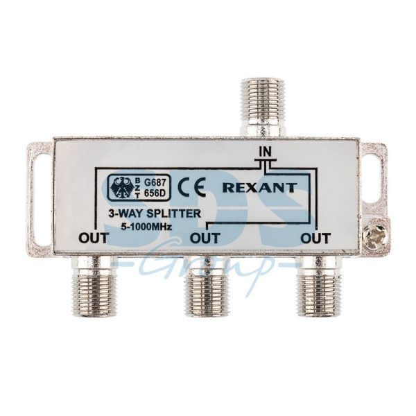 Делитель 05-6002 ТВ х 3 под F разъем 5-1000 МГц REXANT