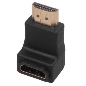Переходник штекер HDMI - гнездо HDMI, угловой  REXANT 17-6805