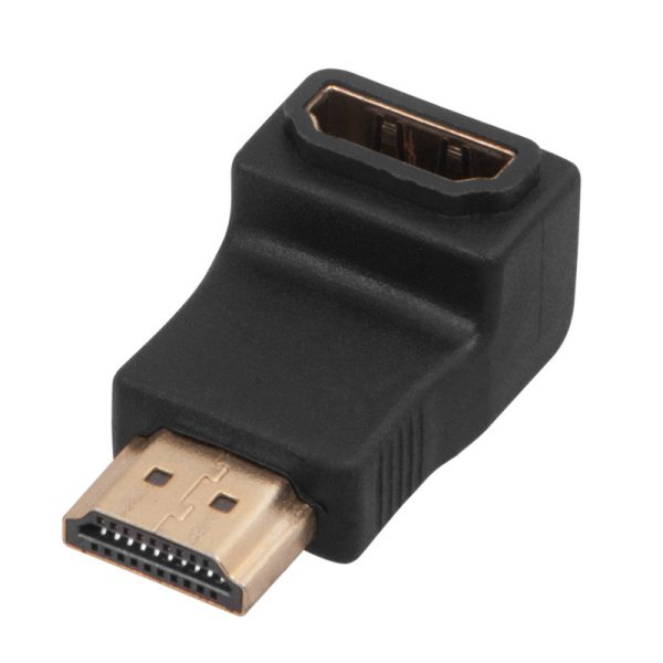 Переходник штекер HDMI - гнездо HDMI, угловой  REXANT 17-6805 — изображение 2