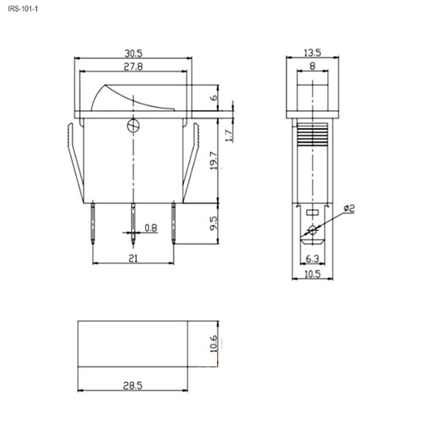 Переключатель: IRS-101-1C ON-OFF — изображение 2