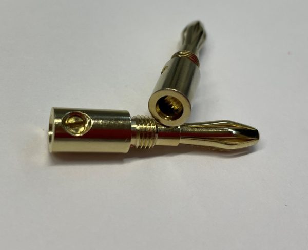 Banana plug разъем банан папа пара красный черный — изображение 2
