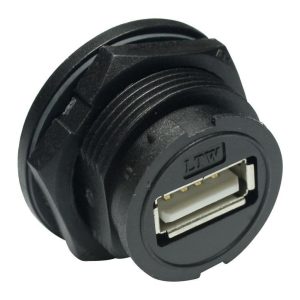 Разъем UA-20PMFP-LC7001 USB мама на корпус зашита IPX7