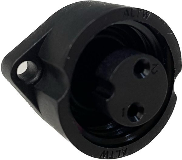 Разъем PWF-02PFFS-SC7001, мама на корпус, 12А, 2pin, защита IPX7 — изображение 2