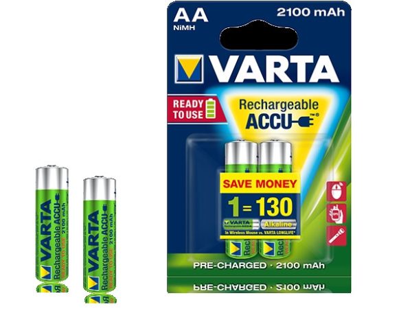 Acc 56706 V-2100mAh-1.2V AA (2шт) varta