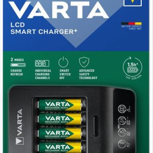 Зарядное устройство LCD SMART CHARGER+ (57684) + 4АА 2100 mah