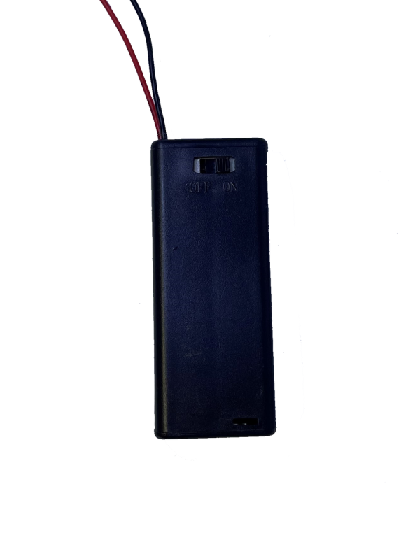 BOX Bat Holder 2*AAA flip контейнер д/батареек