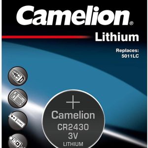 Батарейка, CAMELION, CR2430-BP1 Lithium Battery, CR2430, 3V, 220 mAh, 1 шт.