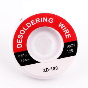 Solder ZD-180 3.0 mm, Оплетка для удаления припоя 3 ммх1,5м в боксе