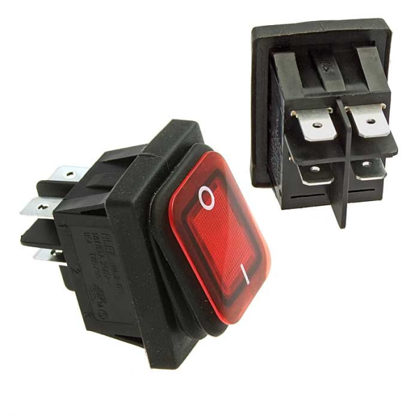 Переключатель: SB091 IP65 on-off 22x30 mm