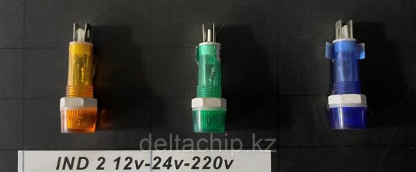 Ind 2  ИМПОРТ Индикатор 12MM(лампа накаливания) красный 12вольт 10ММ