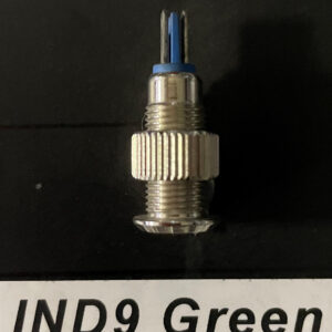 Ind 9 зеленый 12v