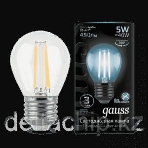 105802205 Gauss Led Filament Globe