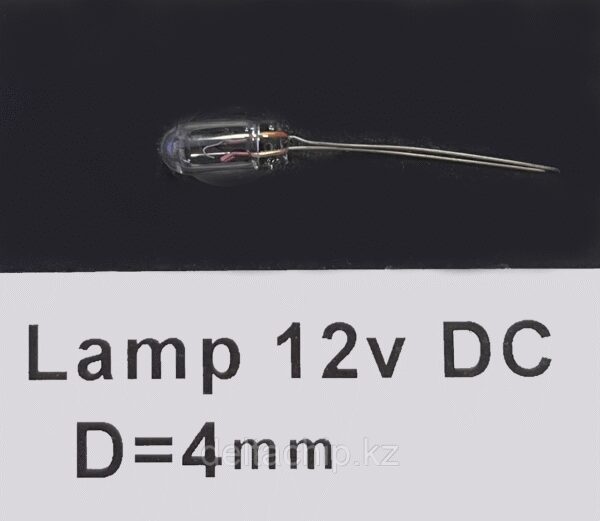 Lamp 12v 4mm  Авто лампочка 12V галогеновая D4MM
