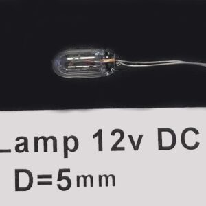 Lamp 12v 5mm  Авто лампочка 12V галогеновая D5MM