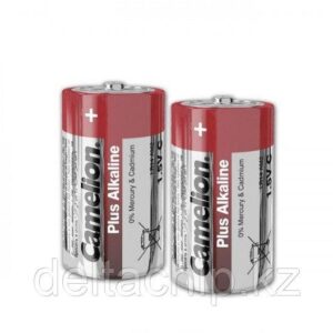Батарейка, CAMELION, LR14-BP2, Plus Alkaline, C, 1.5V, 8450 mAh, 2 шт. в блистере